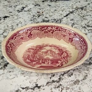 Vintage 1940s 1950s Mason's Ironstone Serving Bowl